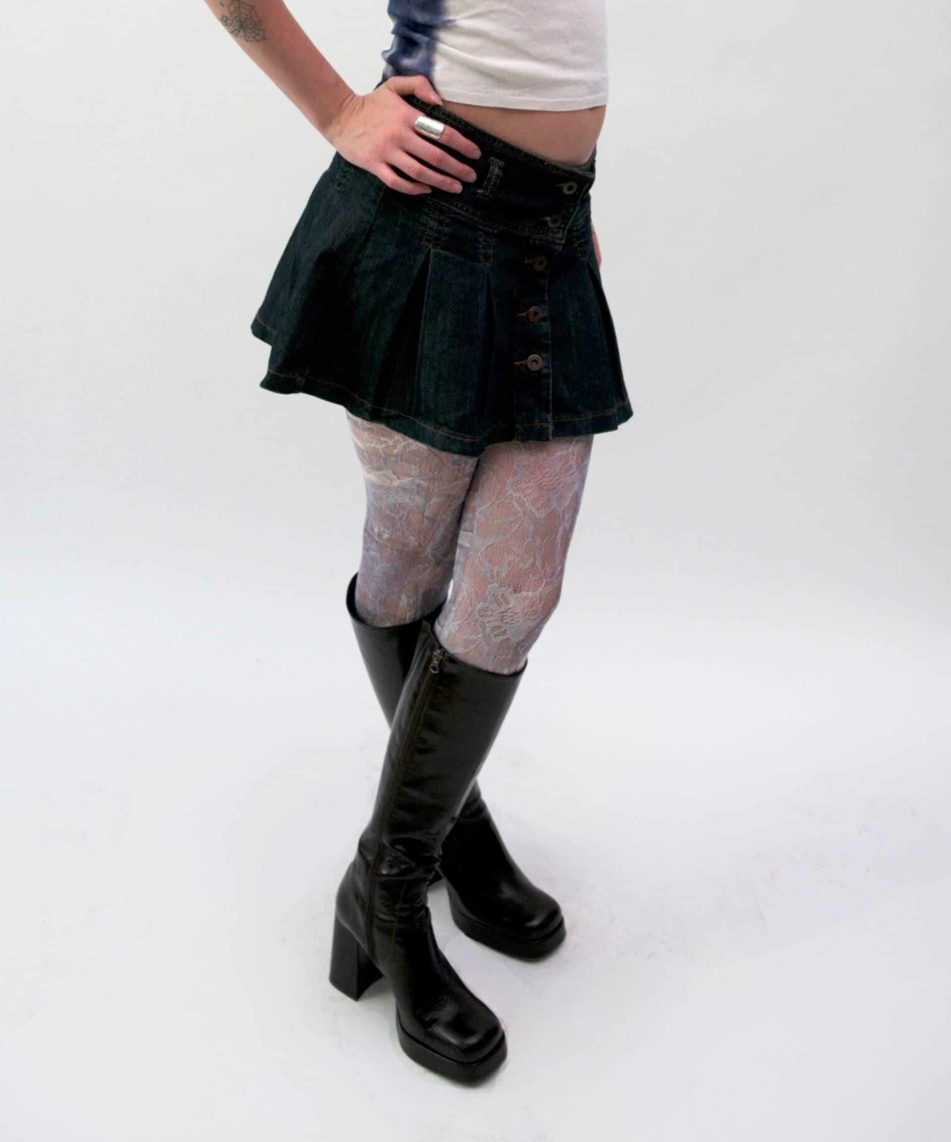 women denim skirt